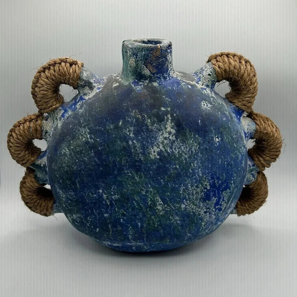 Beautiful unique vintage ceramic handmade vase - Picture 9 of 10